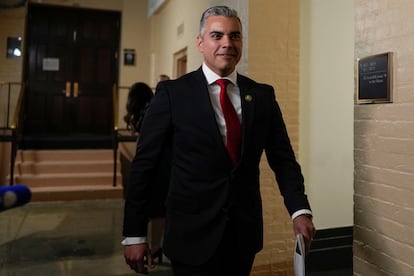 Juan Ciscomani en el Capitolio, en Washington, en enero de 2023.