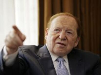 Sheldon Adelson, presidente de Las Vegas Sands, en una imagen de 2009.