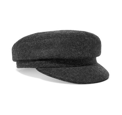 Gorra de lana en color gris oscuro de Isabel Marant (120 euros)