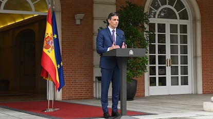 Pedro Sánchez anuncio