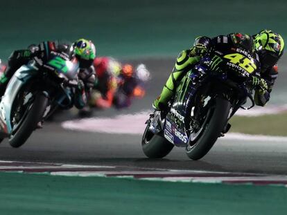 El Gran Premio de Qatar de Motociclismo, en imágenes