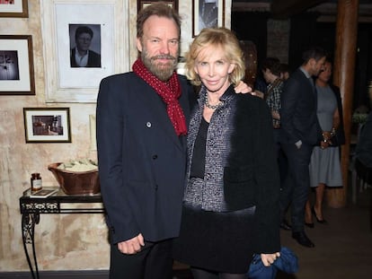 Sting junto a su esposa, Trudie Styler, la semana pasada en Nueva York. 