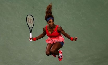 Serena Williams, durante un partido en el Open de Estados Unidos.