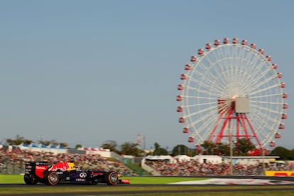 Vettel en el circuito de Suzuka 