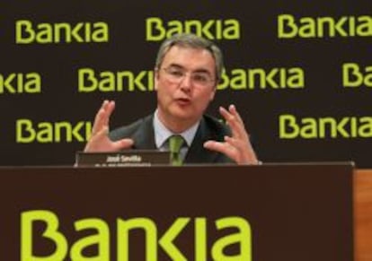 Jos&eacute; Sevilla, consejero delegado de Bankia.