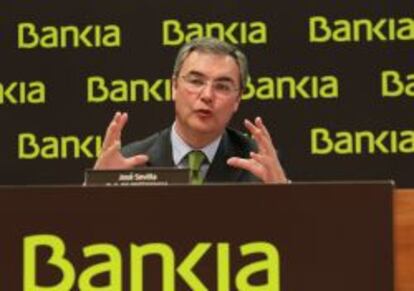 Jos&eacute; Sevilla, consejero delegado de Bankia.