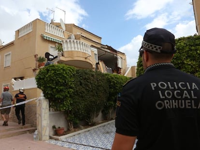 El edificio derrumbado en Orihuela. 