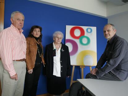 De izquierda a derecha, José Luis Anzola, Yolanda Lázaro, Gloria Díez y Ricardo Aldama.