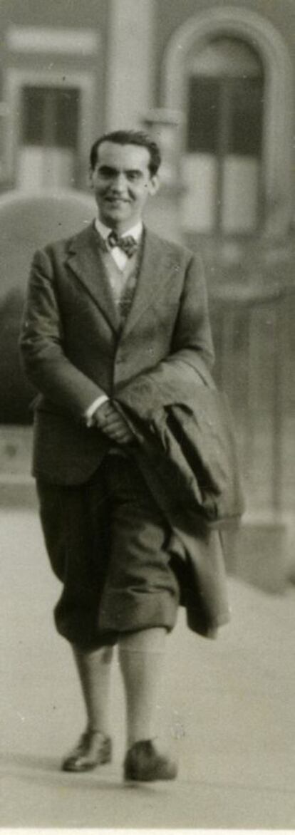 Lorca, at Columbia University in 1929.