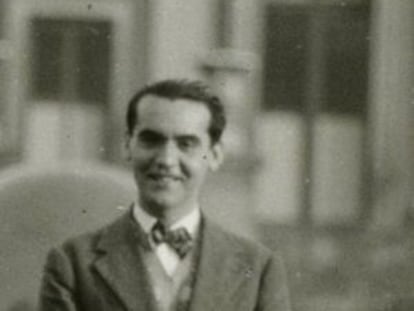 Lorca, at Columbia University in 1929.