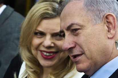Sara y Benjam&iacute;n Netanyahu, primer ministro de Israel.