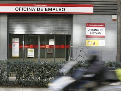 En la imagen, oficina de empleo del Paseo de las Acacias de Madrid. 