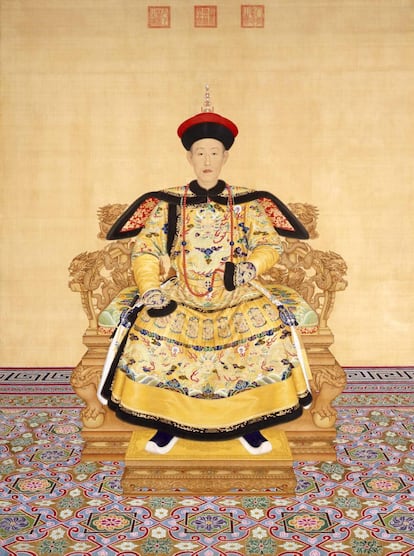 El emperador Chien-lung, de la dinastía Ching, gobernó en China desde 1735 a 1796.