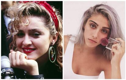 <strong>Madonna e Lourdes Leon.</strong> Lourdes está a caminho de se tornar uma referência na moda, como sua mãe foi no início dos anos oitenta. Com 13 anos, desenhou com a cantora Material Girl, uma linha própria de roupas. Agora, com 19, é a imagem da POP, a nova fragrância de Stella McCartney. Nessa mesma idade, a Rainha do Pop abandonava sua Michigan natal para tentar a sorte com a música em Nova York. E não demorou para conseguir. Em 1983 lançou seu primeiro álbum, 'Madonna', com a gravadora Sire Records.