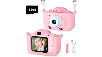 Cámara de fotos infantil.