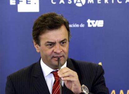 El gobernador del estado brasileño de Minas Gerais, Aécio Neves.