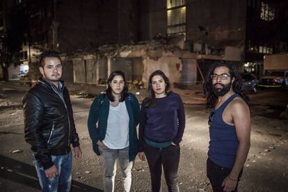 Alexis Zamora, Mónica Meltis, Lucia Hidalgo y Diego Vidal.