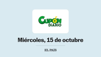 Cupón diario ONCE comprobar sorteo del miércoles 15 de octubre de 2025