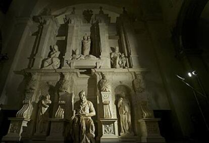 La célebre estatua, que preside el conjunto escultórico de la tumba del papa Julio II, ha recuperado su esplendor.