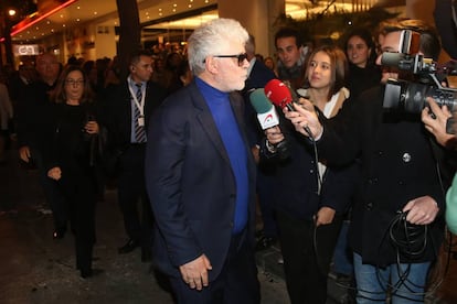 Pedro Almódovar, en el estreno de Málaga.