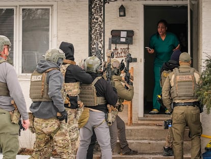 Redada de agentes federales en Minneapolis, el 11 de enero.
