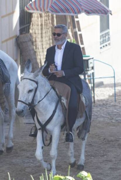 George Clooney, en Navalcarnero.