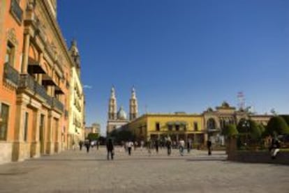 León (México) conserva edificios de diversos estilos.