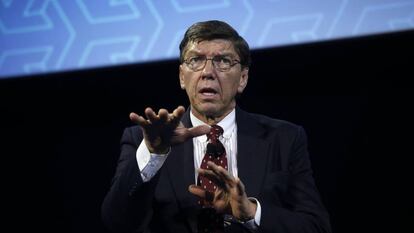 Clayton Christensen, en un evento organizado por Ford en Michigan en 2014. 