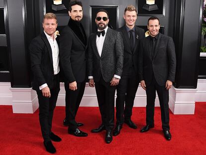 La legendaria banda de los 90 Backstreet Boys tampoco faltó a la cita.