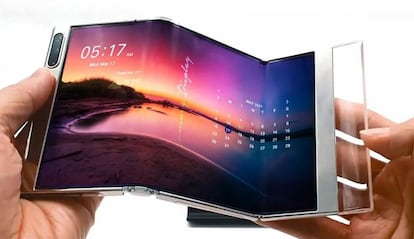 Samsung: nueva tecnología de pantalla plegable 