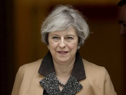 La primera ministra brit&aacute;nica,Theresa May.