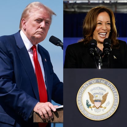 Donald Trump y Kamala Harris