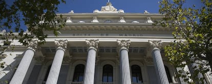 Edificio de la Bolsa de Madrid.