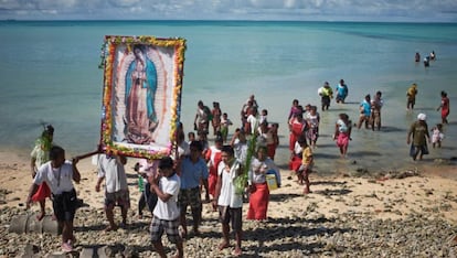 Imagen del documental 'Anote's Ark', de Matthieu Rytz, sobre la situación medioambiental de Kiribati.