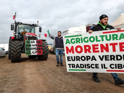 Protesta tractores Italia