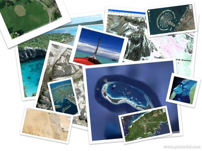 10 lugares asombrosos a vista de pájaro (o de satélite)