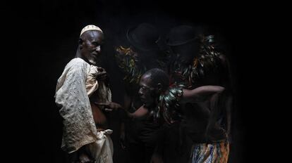 Fotograf&iacute;a del artista maliense Wahib Chehata, expuesta en Rabat.