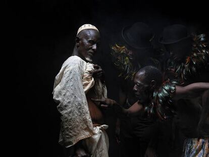 Fotograf&iacute;a del artista maliense Wahib Chehata, expuesta en Rabat.