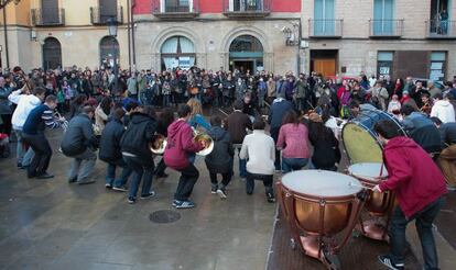 Una de las actuaciones en la calle de Actual.