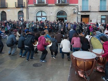 Una de las actuaciones en la calle de Actual.