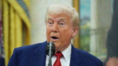 Donald Trump, este miércoles en la Casa Blanca.