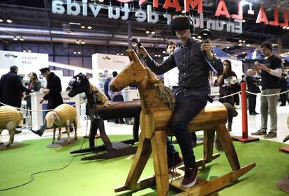 Stand de Castilla la Mancha en Fitur.