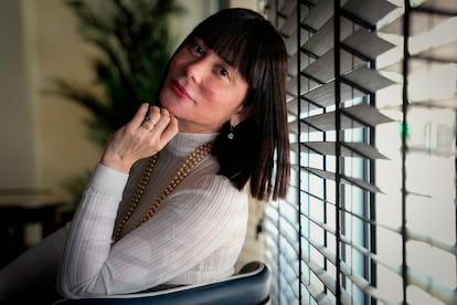 La escritora cubana Wendy Guerra en Barcelona en febrero de 2025.