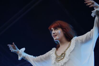 Florence Welch, en el festival Primavera Sound de Barcelona, en mayo de 2010.