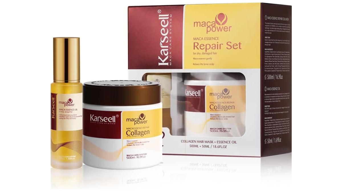 Tratamiento reparador para pelo dañado Karseell.