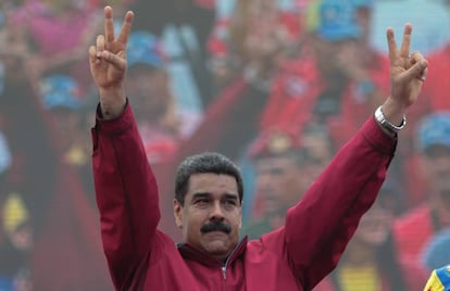El presidente de Venezuela, Nicolás Maduro, el jueves pasado.