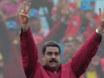 El presidente de Venezuela, Nicol&aacute;s Maduro, el jueves pasado. 
