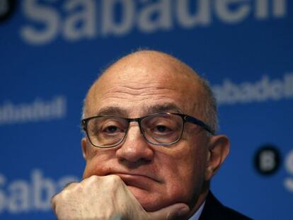 Josep Oliu, presidente del Banco Sabadell.