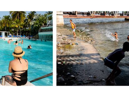 Piscina en resort / Baño en el río