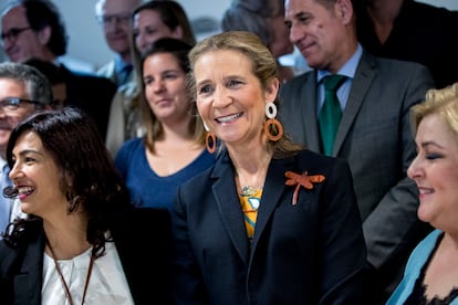 Elena de Borbón, en Madrid, el pasado junio.